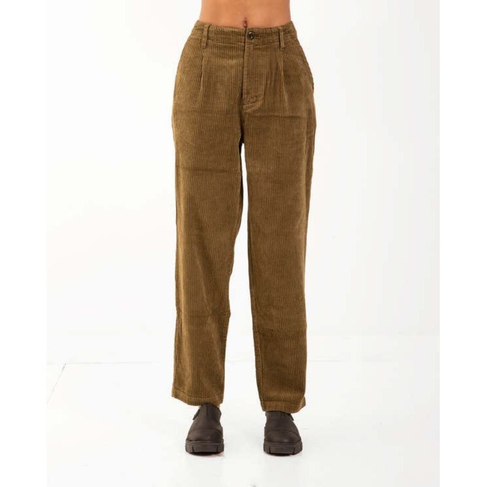Alex Mill Boy Pant Pleated Corduroy Trousers Khaki Tan Cotton Tapered Size 28